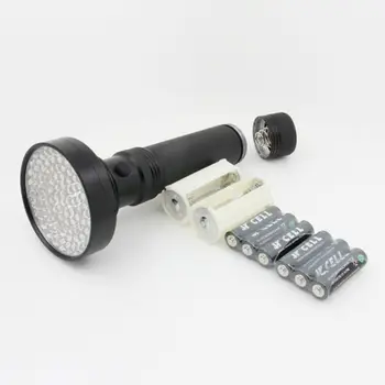 

UV Flashlight 100 LED 395 nM Ultraviolet Black Light Detector for Scorpion Dog Urine Pet Stains Bugs Money Detector