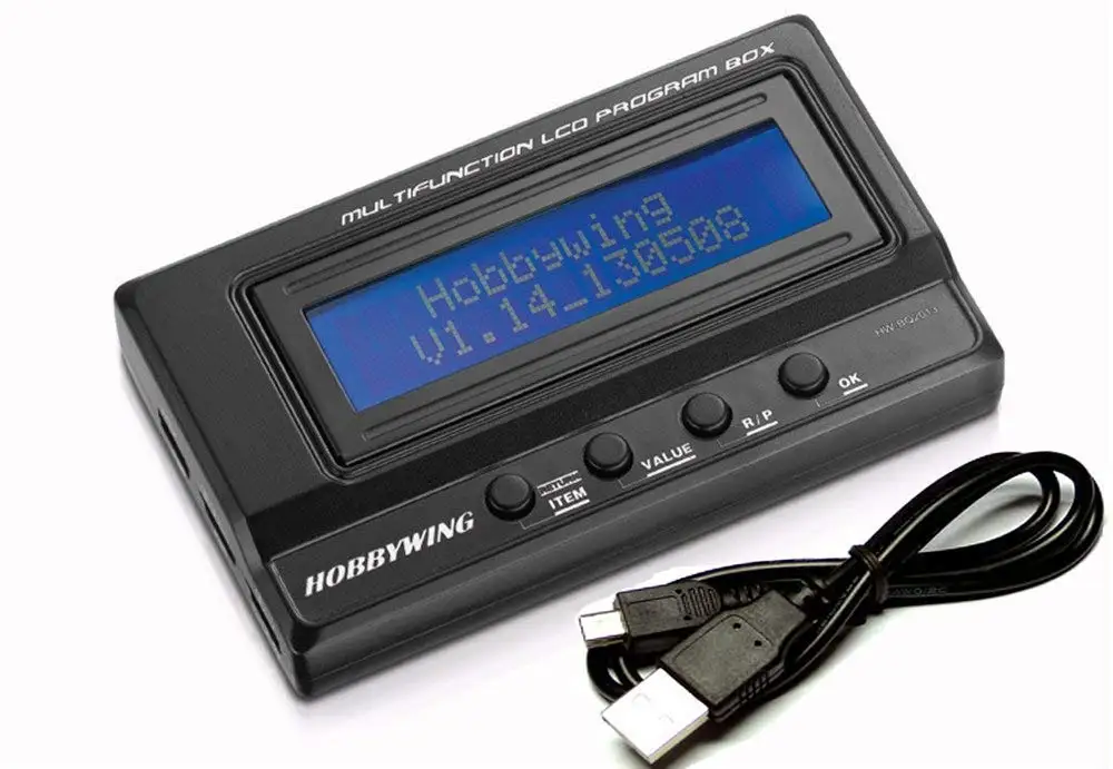 Hobbywing RC HobbyWing Multifunction LCD Program Box w/Voltmeter 