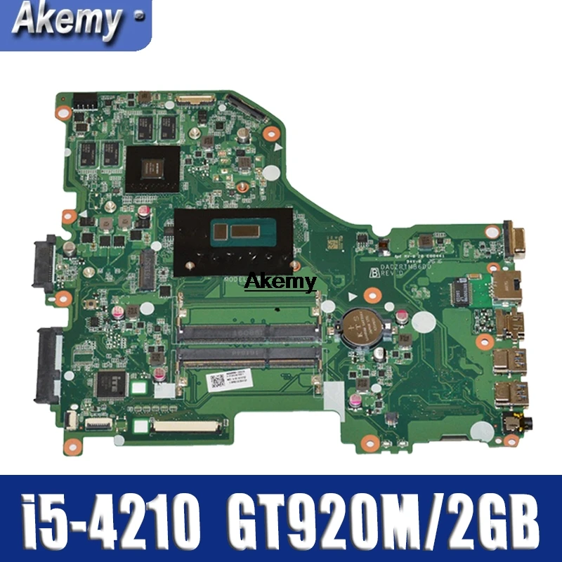 DA0ZRTMB6D0 материнская плата для ноутбука For Acer E5-573 E5-573G ноутбук Процессор i5 4210U GT920M 2G