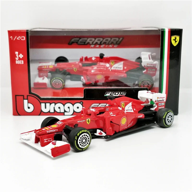 BBurago 1:43 F1 SF90 SF14T Nr7 Кими Райкконен SF15T Nr5 Феттель F2012#6 Фелипе Масса литья под давлением модель автомобиля - Цвет: F2012 No6 F.Massa