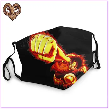 

STRAW HAT one piece T-shirt Men Women Fashion facemasks for virus protection cool cotton facemasks pm2.5 mask filter skin care