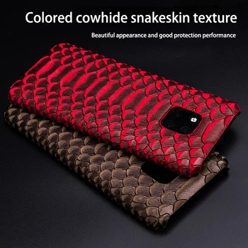 

Phone Case For Huawei P20 P30 lite Mate 10 20 Pro lite Y6 Y9 2018 P smart 2019 Python Texture For Honor 7A 7X 8X 9 10 20 lite