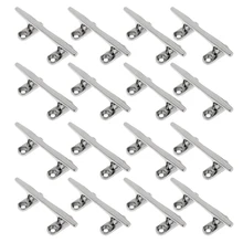 MagiDeal 32x Нержавеющая сталь тяжелой нагрузке 4 дюйма лодка Палубе Дока линия веревки зажимы