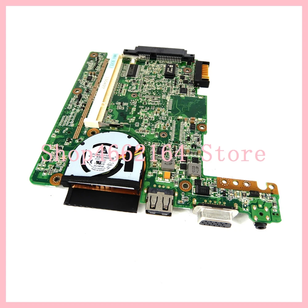 1015PZ REV: 1,1G с вентилятором+ Материнская плата радиатора для ASUS Eee PC 1015PZ Материнская плата ноутбука 1015PZ материнская плата полностью проверена