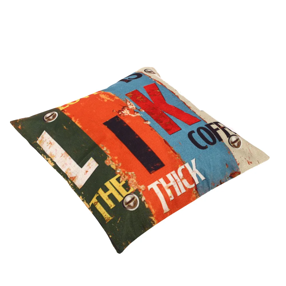 SOLEDI LOVE HOME Creative Sofa Cushion Cover Office Car Bar Cartoon Throw Pillow Cases Bedding Hotel 45*45cm Chair Bedroom