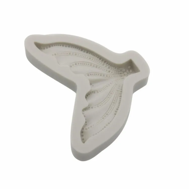

Cookie Concrete Molds 3D Fish Tail Liquid Silicone Designer DIY Fondant Cake Craft Plaster Concrete Pierre Wall Panels Mold