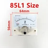 85L1 AC Analog Current Meter Panel 50mA 500mA 1A 5A 10A 20A 50A 100A Gauge Current Mechanical Ammeter ► Photo 3/6