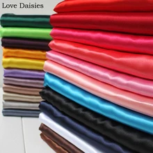 5 ярдов/партия 75D* 100D Высокая Стоматологическая атласная ткань красный золотой желтый темно зеленый коричневый розовый фиолетовый для свадьбы костюм с подкладкой