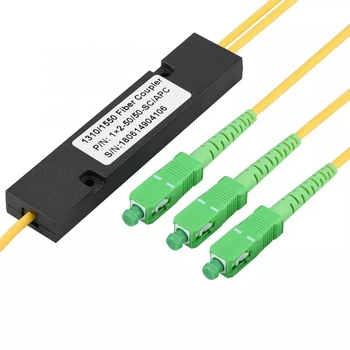 

Fiber Optical Splitter Micro USB Computer Cables SC APC 1X2 PLC Singlemode Fiber Optical Splitter SC/UPC PCL Splitter