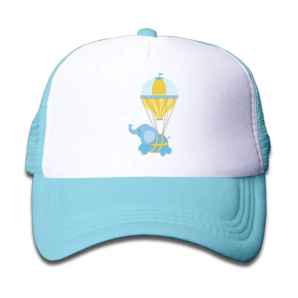 TSDFCMesh бейсболки Snapback Головные уборы синий воздушный шар слон мальчики-девочки SkyBlue один размер