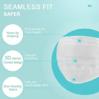 

Non-Woven Fabric Disposable Mouth Masks Anti Haze Anti-Dust Mouth Masks