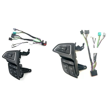 

For Ford Focus Mk3 2015-2017 Kuga 2017 Cruise Control Switch Multifunction Steering Wheel Button Bluetooth o Button