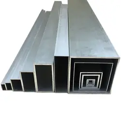 Tube rectangulaire en aluminium 6063 