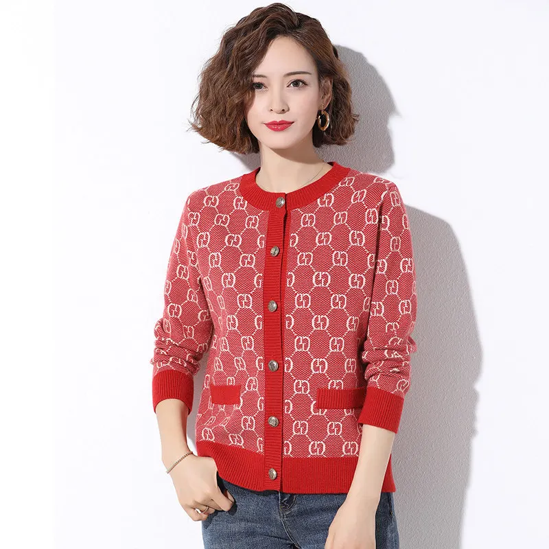 GETSPRING Women Shirt Knitting Patchwork Irregular