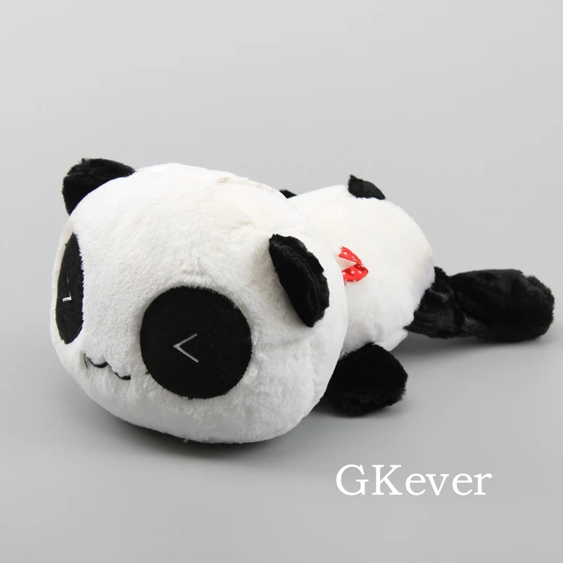 33 см Лежащая панда плюшевые мягкие игрушки кукла Peluche большой размер панда Подушка мягкие спальные игрушки для женщин и детей подарок на день рождения