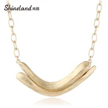 Shineland фестиваль подарок стимпанк кулон Золото Серебро-цвет цепи металлические большие ожерелья и подвески для женщин массивные ювелирные изделия