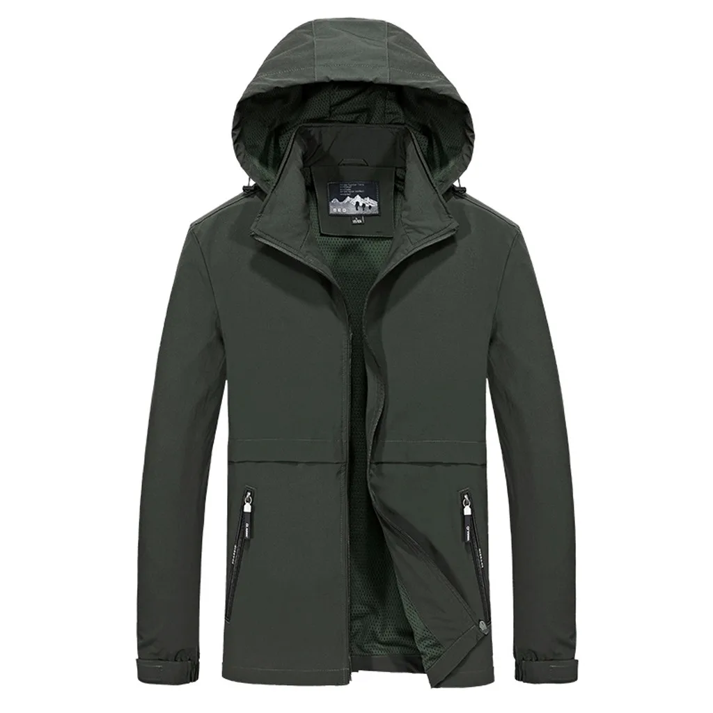 JAYCOSIN, мужская куртка, Chaqueta Hombre, осенне-зимняя верхняя одежда, спортивная уличная куртка с капюшоном, мужская куртка, s Jaqueta Masculino, 19AUG19 - Цвет: AG