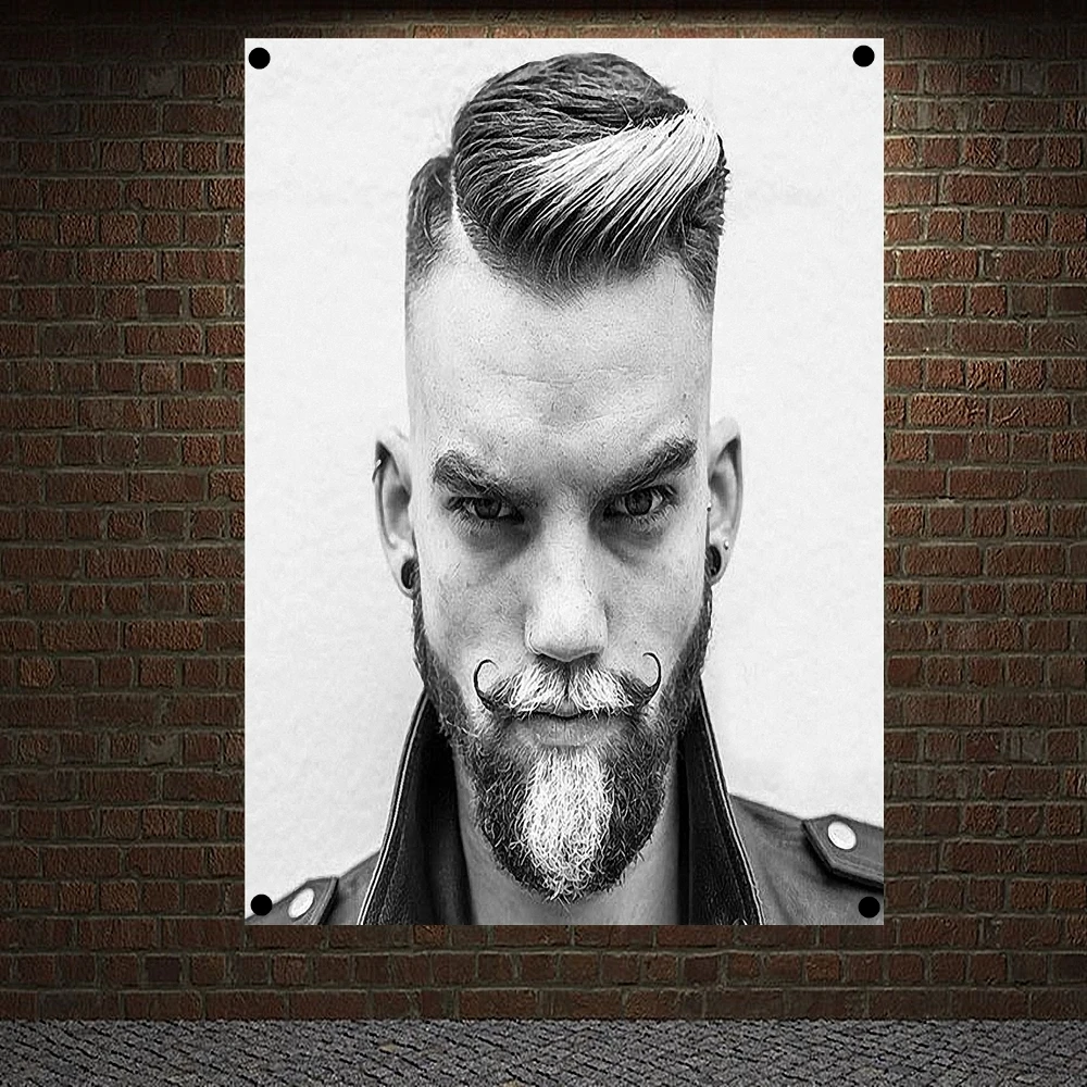 Best MESSY HAIRSTYLES FOR MEN Barber Shop Decor Wall Sticker Haircut