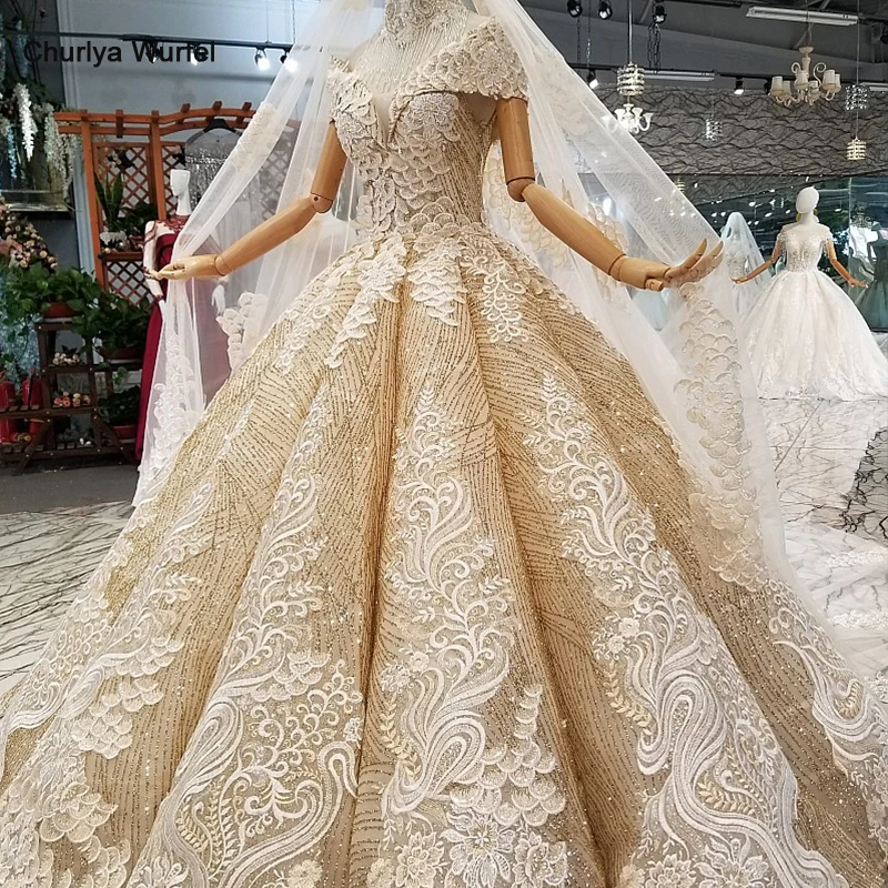 LS11408 золотые Выпускные платья бальное платье со шнуровкой сзади Милая Длина до пола пышные блестящие вечерние платья с юбкой-американкой
