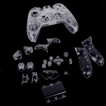 

Plastic Hard Shell For Xbox One Replacement Clear Full Set Housing Shell Case Cover Kit for Xbox One Controller Skin Case 2020