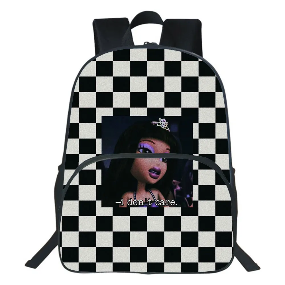 Bratz Backpack Kindergarten Mochila Boys Cartoon School Bag Teens Girl Storage Bag Travel Bags Children Rucksack