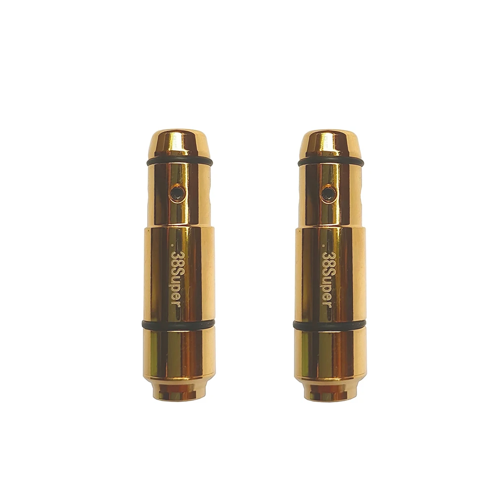 Dry Fire Red Dot Shooting Sound Feedback Target Training Bullet .38 Super Pistol Laser Bore Sight Collimator Laser Simulators