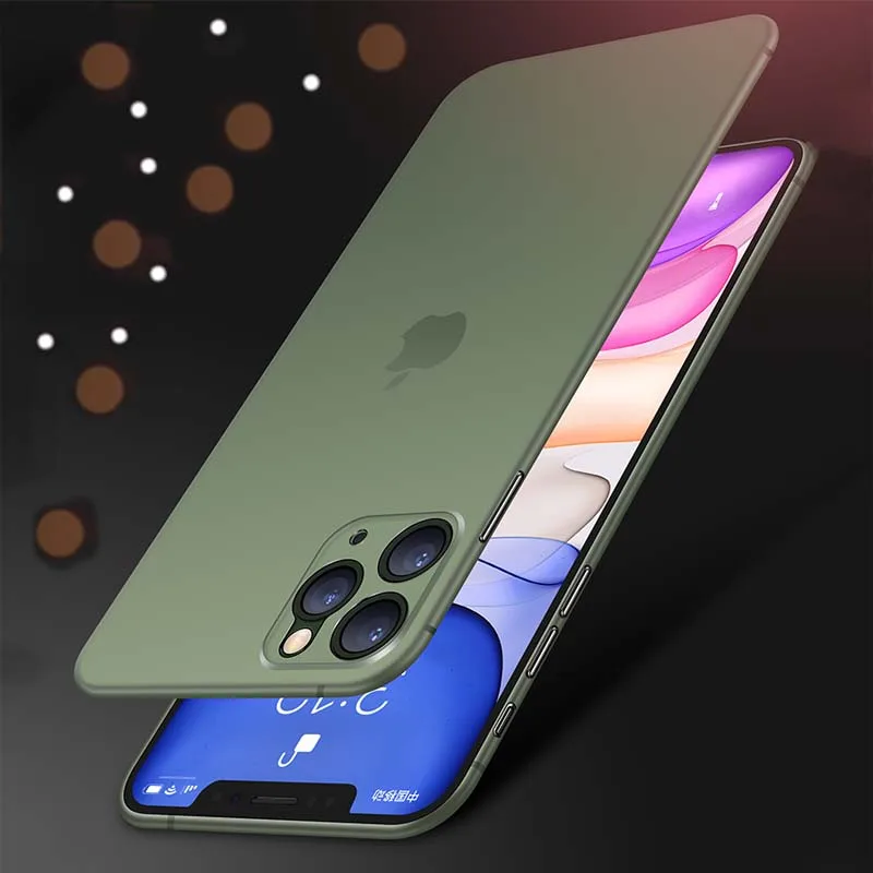 Жесткий чехол из поликарбоната для телефона iPhone 11 Pro X XS Max XR 8 7 6 6S Plus Ультратонкий