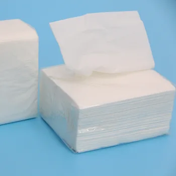 

A Pack of 300Pcs Transparent Packaging Toilet Paper Bathroom Towel Sanitary Cleaning Towel Original Wood Pulp Towel