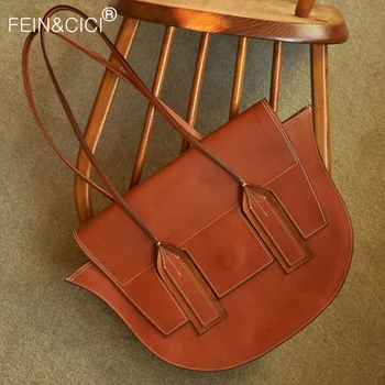 

Women retro vintage large capacity shoulder bag design office ladies simple totes handbag brown black