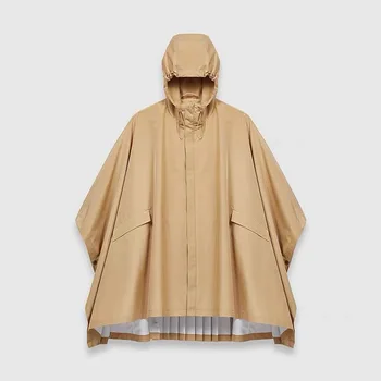 

2020 Spring /Summer New Style SimpleLoose Pleated Back Hooded Jacket Women