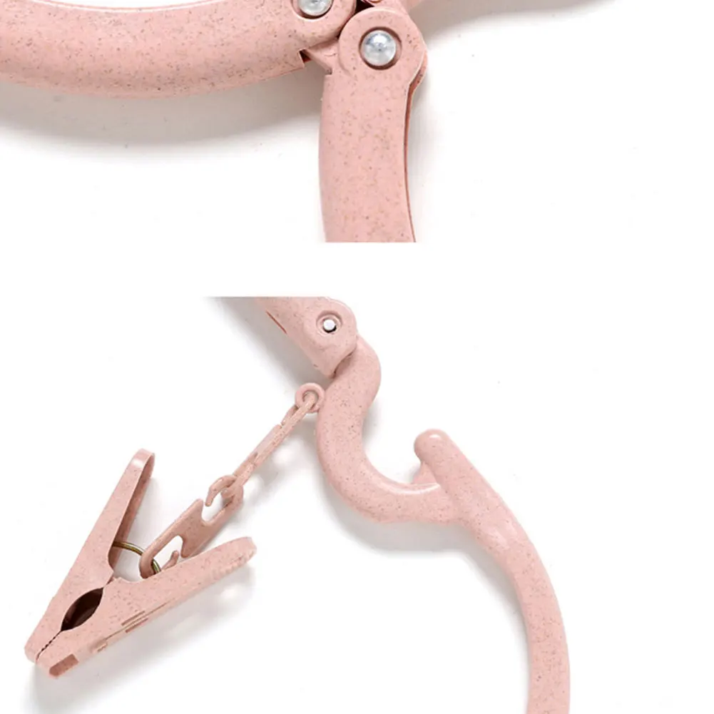 Portable Folding Clothes Hanger Clip Holiday Outdoor Travel Clothes Hanger