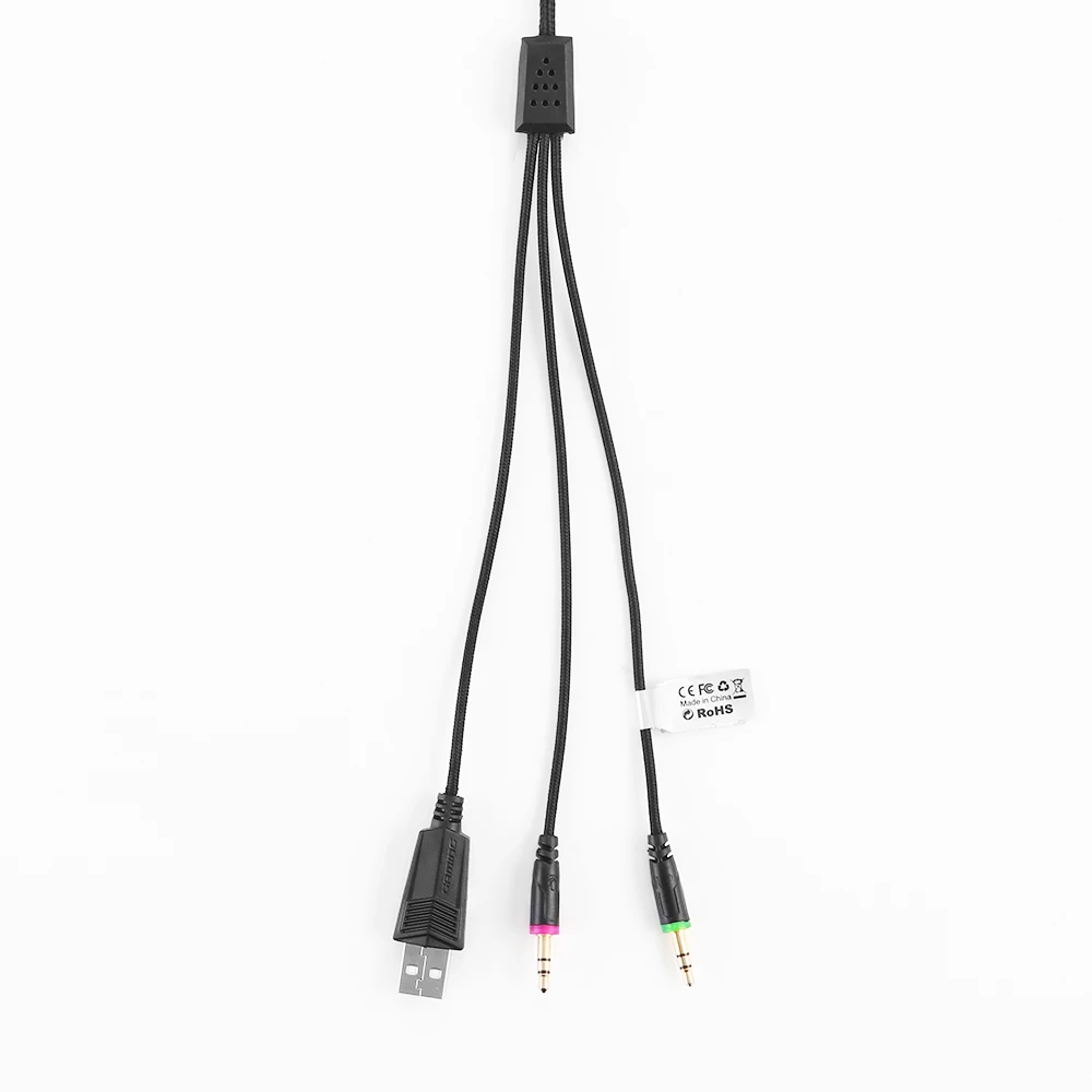 3 5 мм USB проводные наушники игровая гарнитура игровые с микрофоном Регулятор