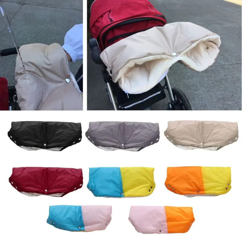 Winter Warm Baby Stroller Gloves Kids Pushchair Hand Muff Waterproof Pram Mitten