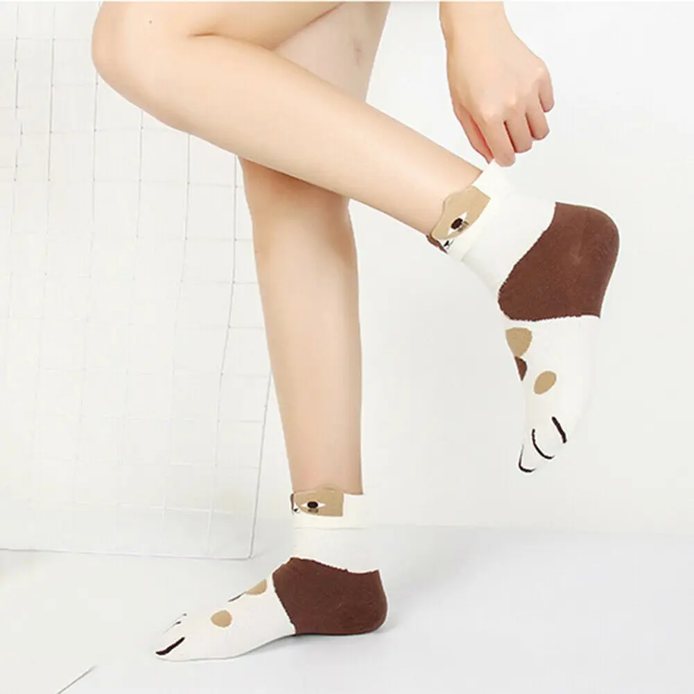 1/3/5 пар детских носков с рисунком в виде кошачьей лапки, Носки с рисунком из аниме Япония Косплэй вязаные носки JL