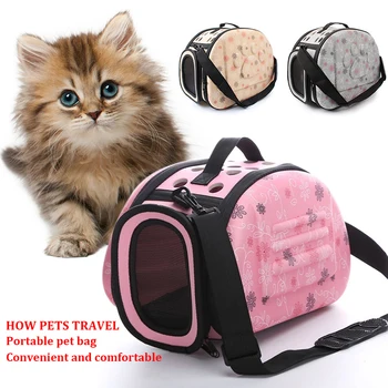 

Pet Carrier Bag Portable Outdoor Cat Foldable Dog Travel Pet Bag Puppy Carrying Shoulder EVA Portable Dog Bags #15