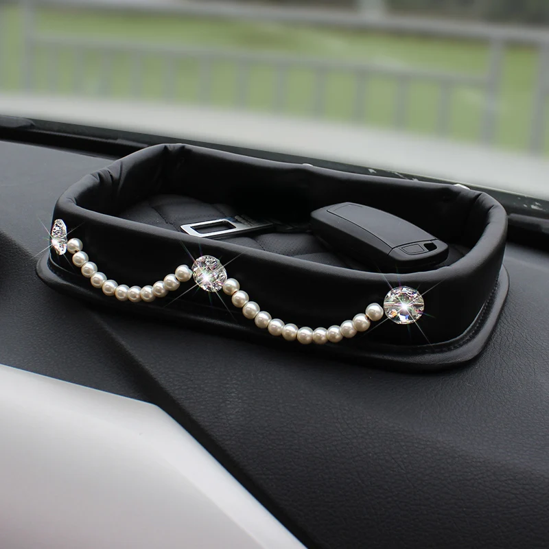 Creative-PU-Leather-Car-Phone-Storage-Box-Instrument-Panel-Mobile-Phone-Keys-Coin-Storage-Basin-Armrest-Storage-6