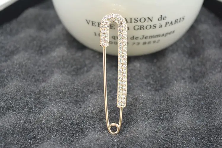 New small fresh brooch 2 colors Crystal from Swarovskis High-end large pin personality with clothing As Women Man | Украшения и