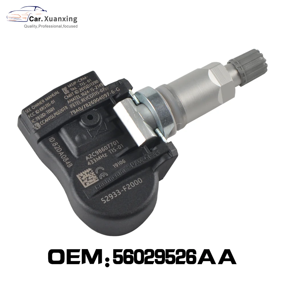 56029526AA датчик давления в шинах Система мониторинга TPMS 315 МГц для Chrysler 200 PT Edifier