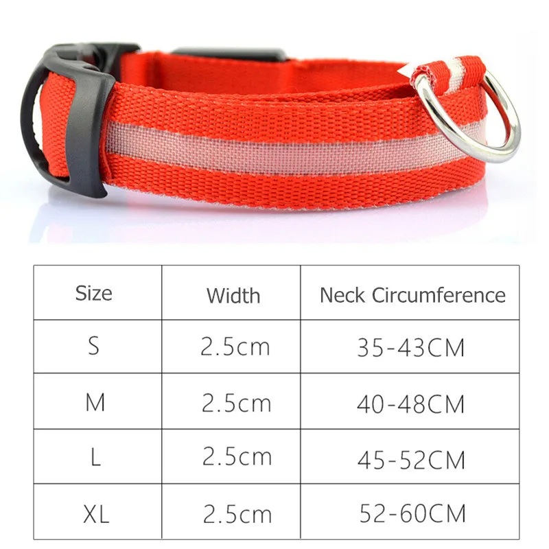 1PC Creative Pet USB Charging Led Dog Collar Anti-Lost/Avoid Car Accident Collar For Dogs Puppies Dog Collars Leads LED Supplies