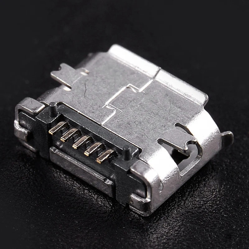 50 шт. PCB SMT Micro usb Тип B 5Pin гнездо адаптера Jack