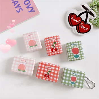 

Cute Cherry Flower For Airpods 3 2 Case Funny Peach Earphone Charging Box Cover For Air pods Pro IMD Headphone Cases