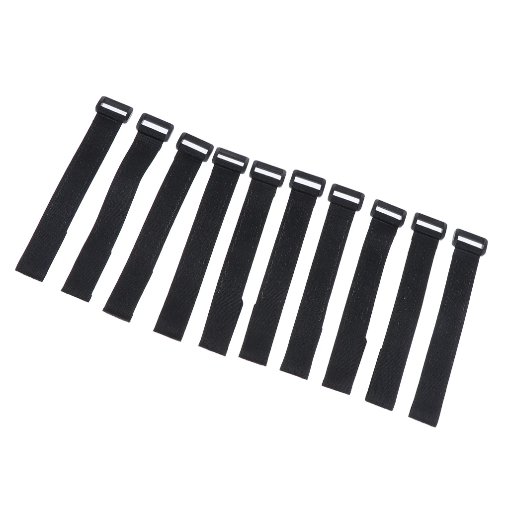 10Pcs Fishing Rod Belt Bands Nylon Webbing Compression Bag Backpack Luggage