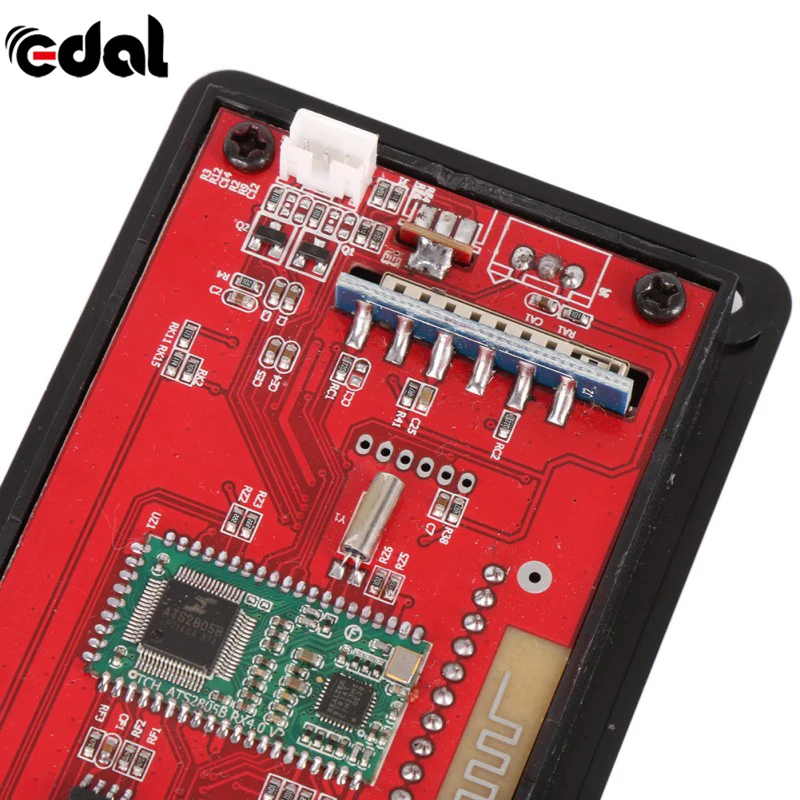 EDAL 4,0 Bluetooth MP3 декодирующая плата модуль светодиодный 12 В DIY USB/SD/MMC ape flac WAV декодер Запись MP3 плеер AUX FM папки переключатель