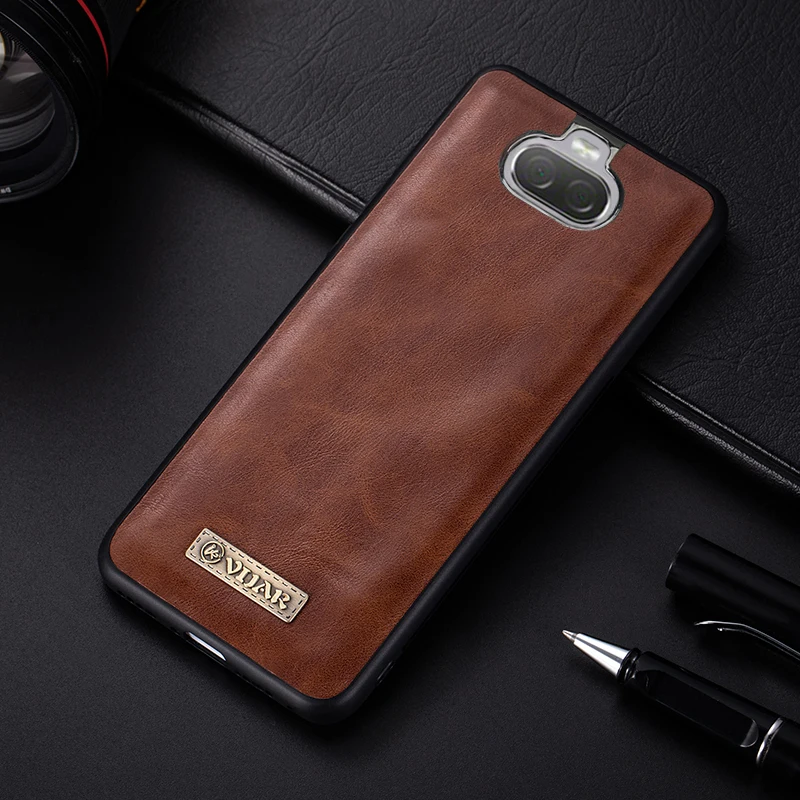 Силиконовый чехол VIJIAR из ТПУ для Sony Xperia 10 Plus XA3 Ultera кожаный чехол-бампер 1 L3 XZ4 |