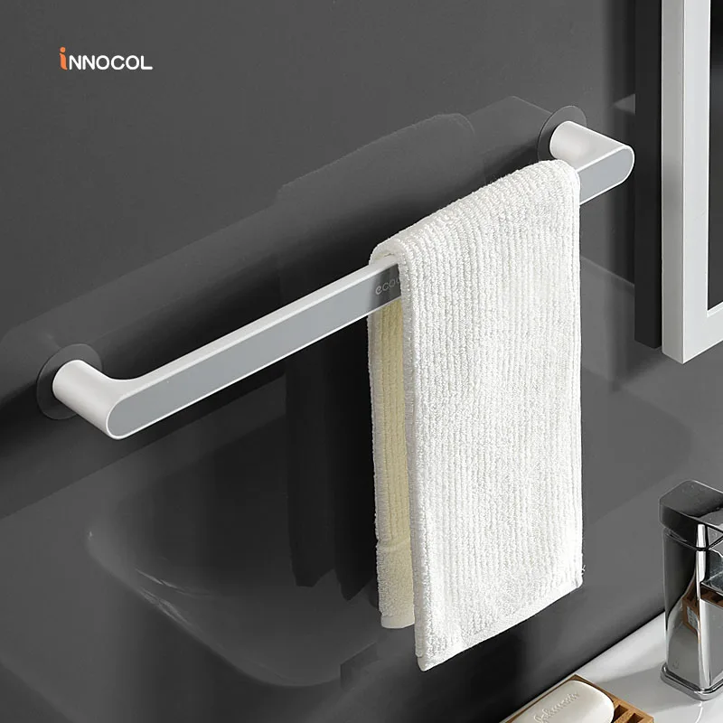 Self-Adhesive Wall Mounted Towel Rack for Bathroom – STORA