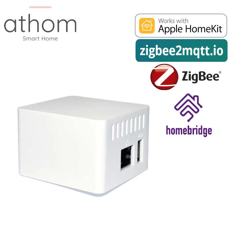 ATHOM Homekit Homebridge Zigbee Server Works with Hundred Brands Zigbee