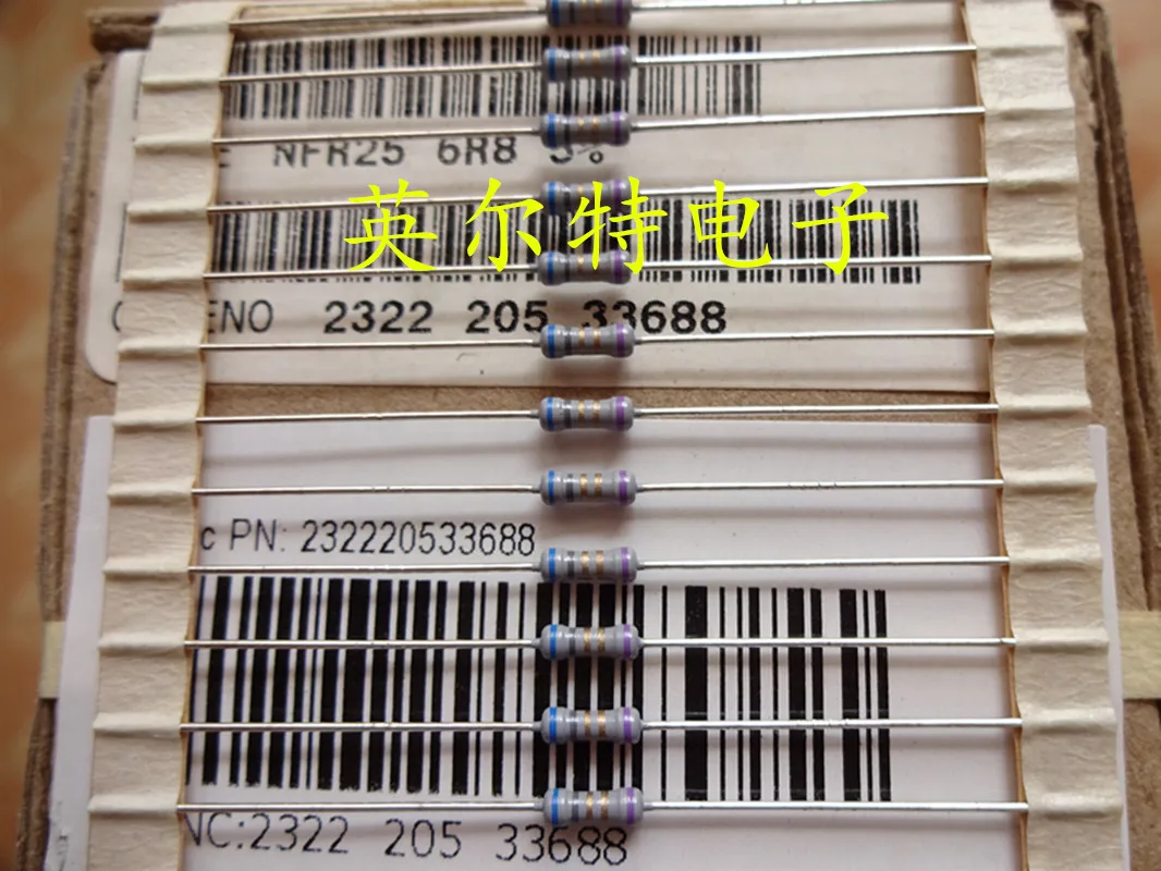 100 шт VISHAY BC передовые резистор 1/4W 6 8 0 25 W NFR25 6.8R 12-membered Бесплатная доставка |