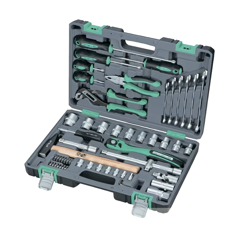 Набор инструментов STELS 14113 (58 предметов из высококачественной стали, кейс в комплекте)