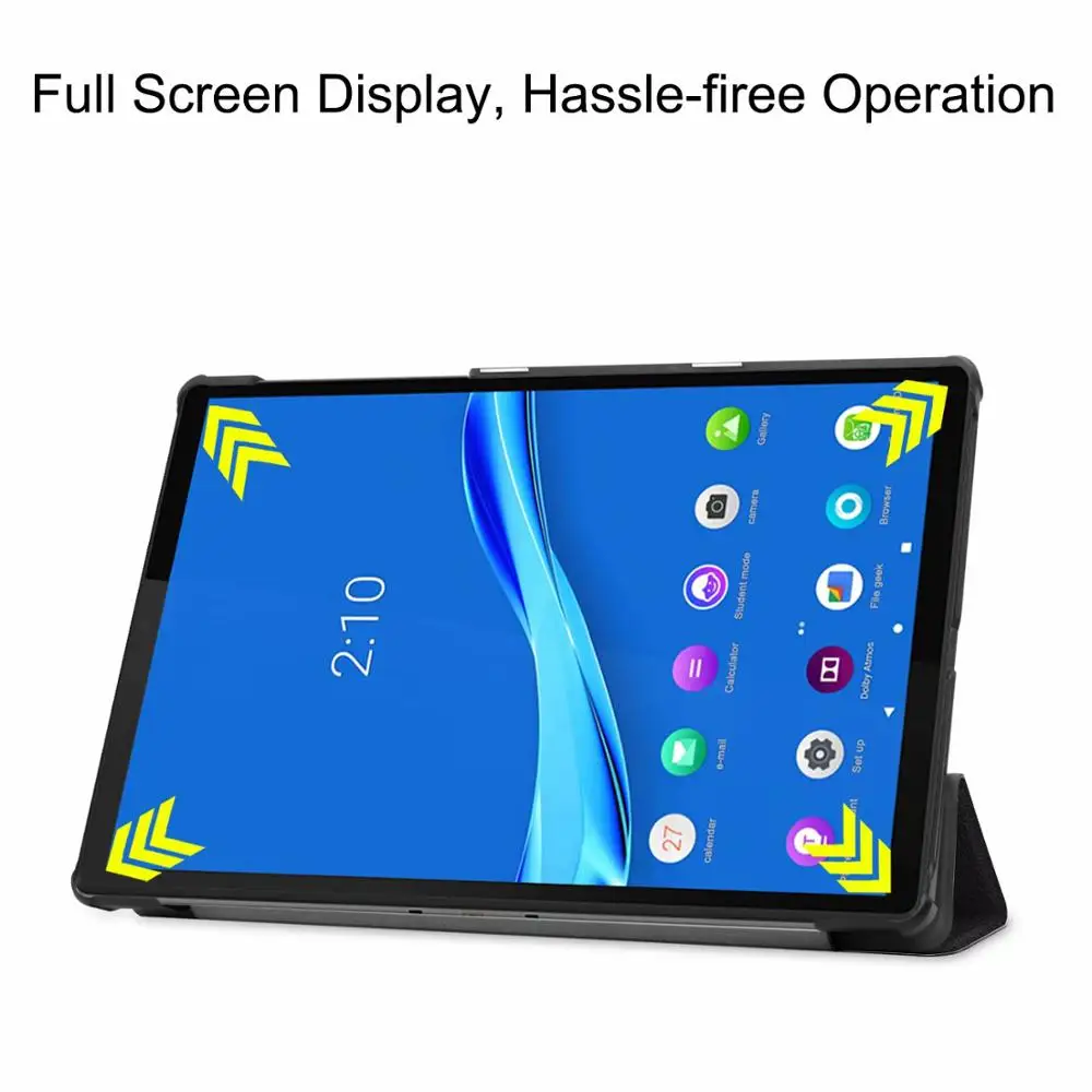 Чехол для Lenovo Tab M10 10 3 ТБ X606X TB X606F чехол планшета тонкий защитный подставка +