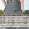 2024 Men's Tactical Casual Pants Thin Breathable Summer Casual Long Trouser Male Slim Waterproof Quick Dry Pocket Cargo Pants 6